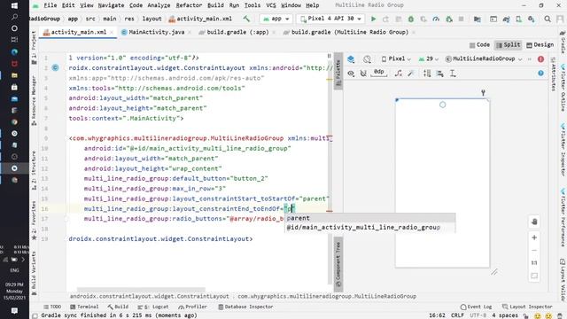 How to create multiple line radio group in android studio. смотреть онлайн