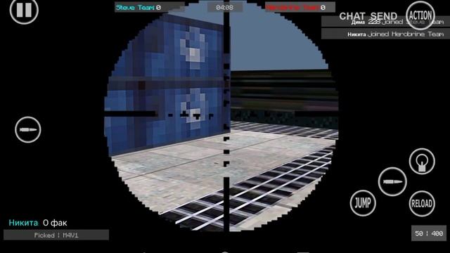 Обзор игры Pixel Combat Multiplayer на андроид смотреть онлайн
