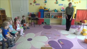 Открытое занятие в младшей группе