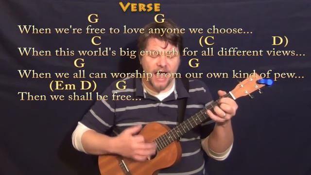 We Shall Be Free (Garth Brooks) Bariuke Cover Lesson with Chords/Lyrics смотреть онлайн