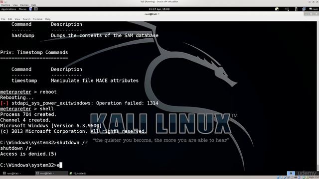 Creating a persistent reverse shell with Metasploit смотреть онлайн