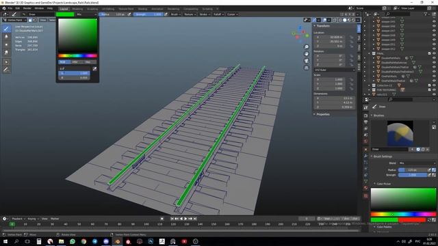 СЕКРЕТНЫЕ МАТЕРИАЛЫ. Вёртекс колор. Как покрасить вершины в Blender3D. смотреть онлайн