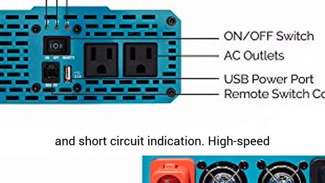 Renogy 1000W 12V Pure Sine Wave Off GRID Solar Home Use Solar Inverter  Battery Converter- Overview