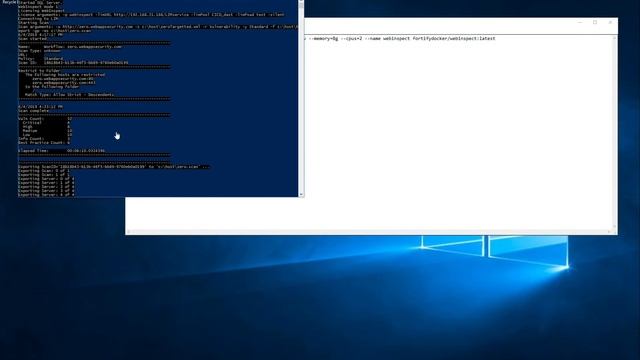 Scanning with WebInspect in a Container (2019) смотреть онлайн