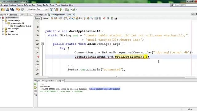 33- Java Course Level 4 (prepared statement create table) смотреть онлайн