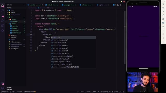 Testando a lib do SHOPIFY (criando UI components com o Restyle) смотреть онлайн