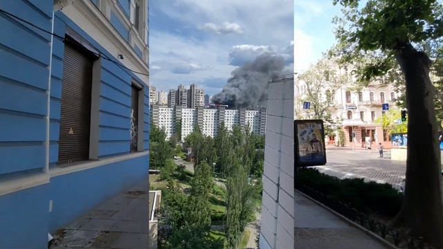 Киев. Клубы ДЫМА над ГОРОДОМ! ЧТО ПРОИЗОШЛО? смотреть онлайн
