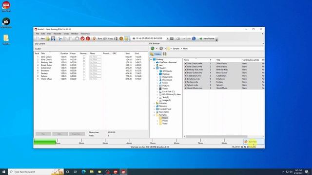 How to Burn Music to Audio CD in 3 Steps | Nero Burning ROM Tutorial смотреть онлайн