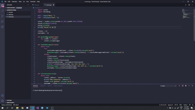 Como Programar uma Aplicação de Chat Em Python com Sockets смотреть онлайн