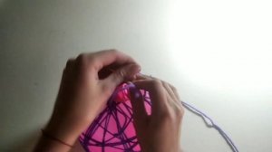 Как сделать шары из ниток