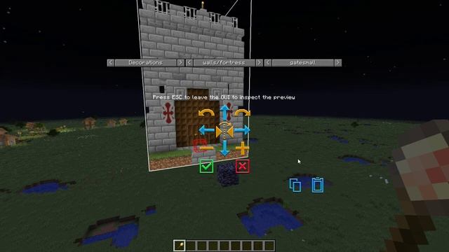 Как сделать стены, дороги и моментально размещать постройки в Minecolonies | гайды Minecolonies