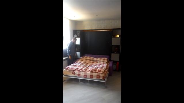 Шкаф кровать трансформер с диваном двуспальная смотреть онлайн