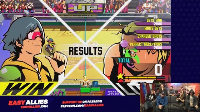 Easy Allies Plays Windjammers 2 - Flying Disc Duels смотреть онлайн