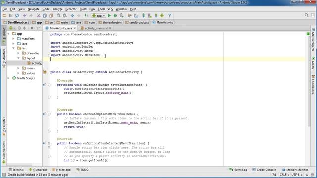 Android App Development for Beginners - 37 - Sending Broadcast Intents смотреть онлайн