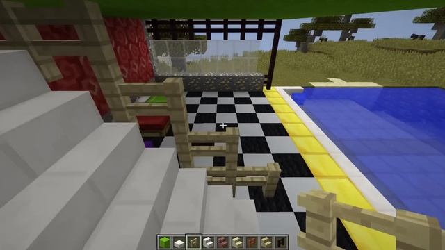 I play minecraft and build in the pool смотреть онлайн