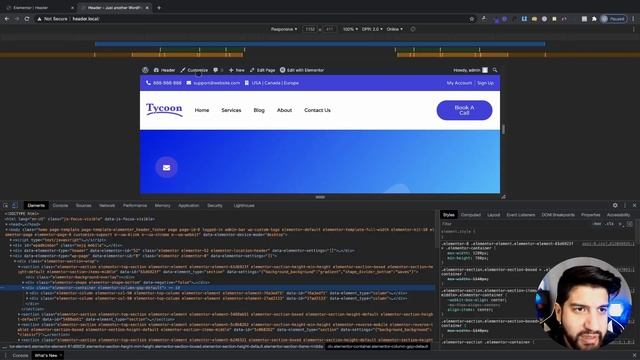 How To Build A Responsive Header On Elementor Pro 2021 | Mobile & Tablet смотреть онлайн