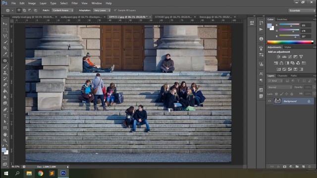 Master Photoshop Patch Tool And Content Aware Tool Under 10 Minutes смотреть онлайн