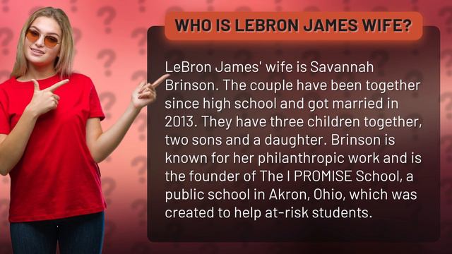 Who is LeBron James wife? смотреть онлайн