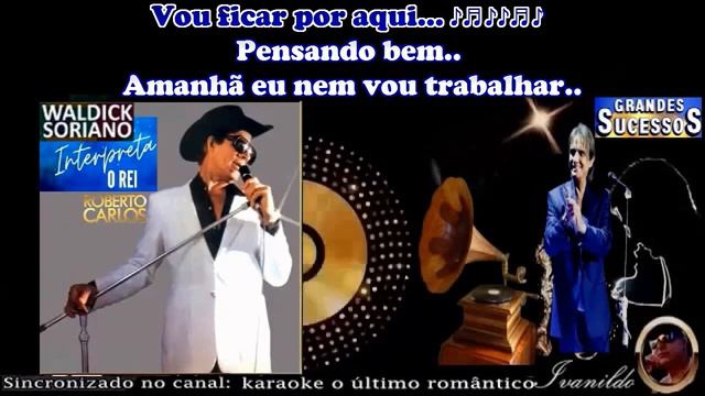 Waldick Soriano canta (Café da Manhã) sucessos de Roberto Carlos karaoke cover (boleros) смотреть онлайн