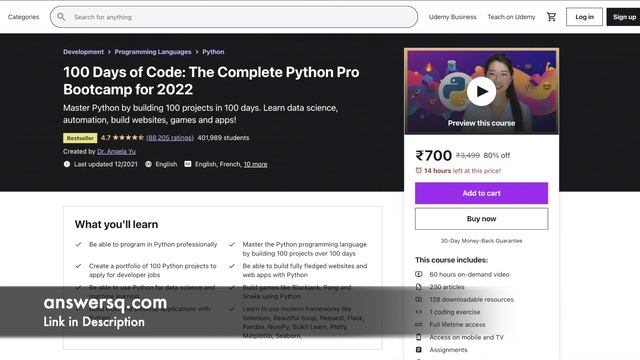 10 Best Python Courses on Udemy (2023) смотреть онлайн