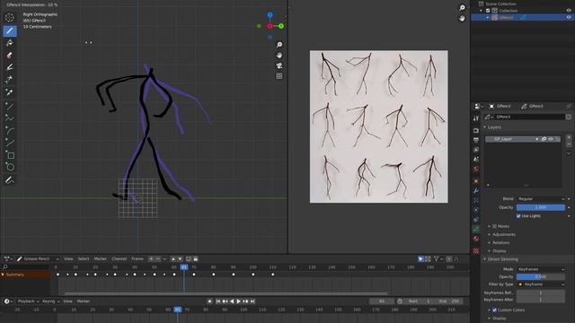 BSLIVE / Twig Dance Animation Using Grease Pencil смотреть онлайн