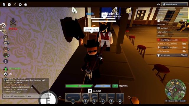 How to play Russian Roulette in Roblox Wild West! смотреть онлайн