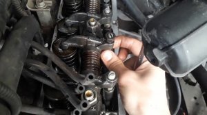 Пропуски воспламенения, слабая компрессия, регулировка клапанов, (Evotech.115 тыс).