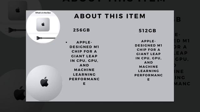 Apple Mac Mini With Apple M1 Chip 256/512gb