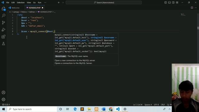 Cara mengkoneksikan Database MySQL menggunakan PHP смотреть онлайн