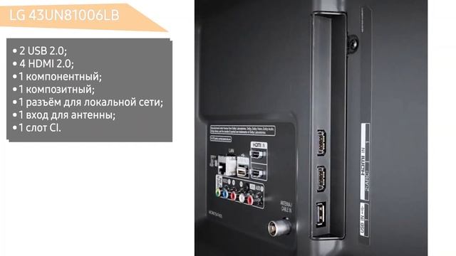 Телевизор LG 43UN81006LB (43UN81006) смотреть онлайн