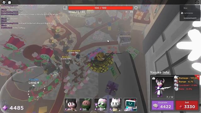 (Roblox) Tower heroes | Christmas Boss Rush [ Toy Takeover | Trio (hard) ]. смотреть онлайн