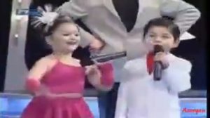 5 летние Азербайджанские дети - песня "люблю тебя"