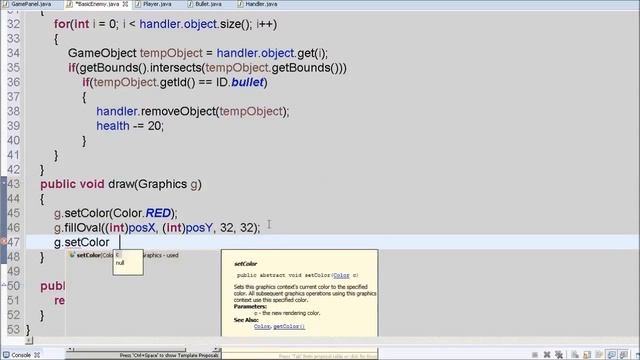 Java game programming | BubbleShooter | Collision(bullet-enemy) | Επ10 смотреть онлайн