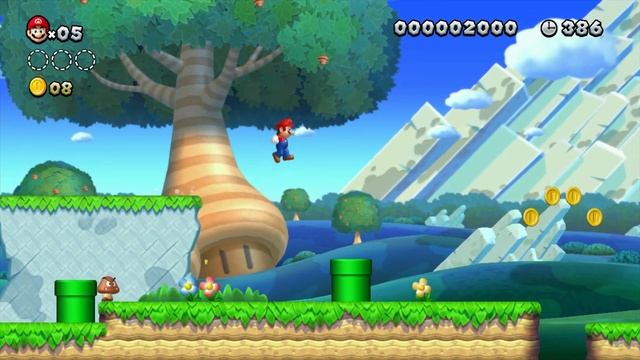 New Super Mario Bros U первый запуск и геймплей смотреть онлайн