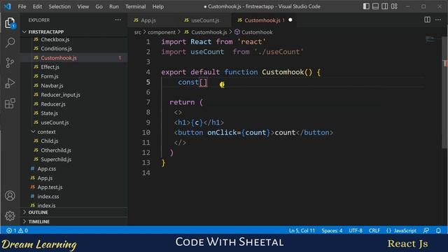 How to Create Custom Hooks? in React with Vite and Create React App in Hindi | React tutorial #17 смотреть онлайн