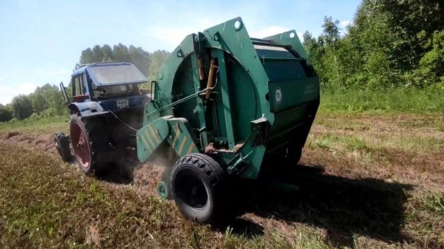 Сенокос 2022. Пресс прф 145п. Продолжаем заготавливать люцерну. смотреть онлайн