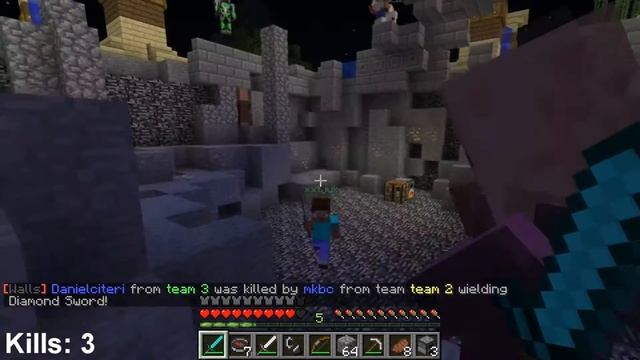 MC - The walls Diamond rush Win - By MCmovian - HD смотреть онлайн