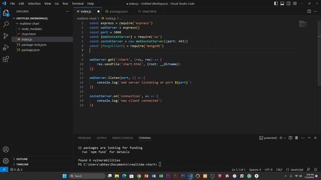 Membuat Realtime Chart dengan Node Js, Express Js, dan MongoDB смотреть онлайн
