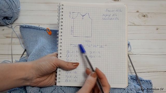 Летняя, ажурная маечка спицами. Топ-майка из полухлопка. Подробный МК. смотреть онлайн
