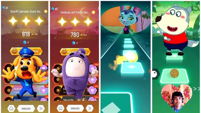 Sheriff Labrador Friends ? Oddbods Jeff ? Gummy bear ? Wolfoo Family.? Who ls Best? смотреть онлайн