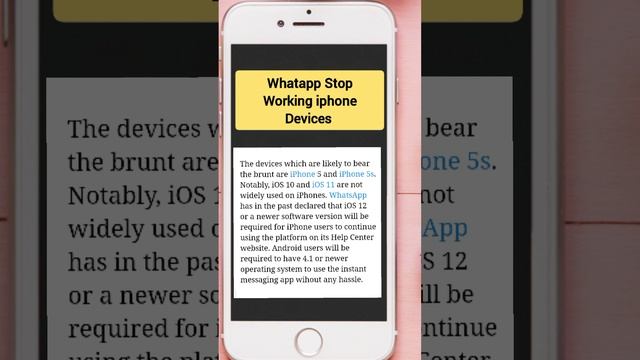 Whatsapp stop working on these iPhones 24-Oct -2022 | Operating System iOs 10 & 11 смотреть онлайн