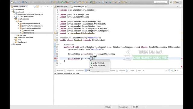 Java Servlet 18 - Java Servlet Session - Trung Tâm Java Master смотреть онлайн