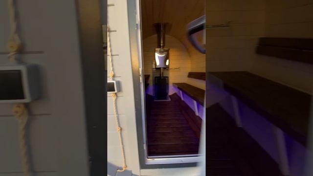 Баня на прицепе 2,5м длиной в диаметре 2,15м одна секционная. смотреть онлайн