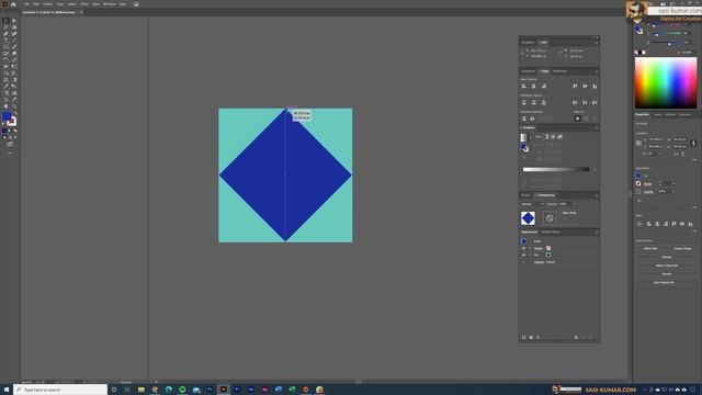 Design with Basic Geometric Shapes in Adobe Illustrator | Speed Art смотреть онлайн