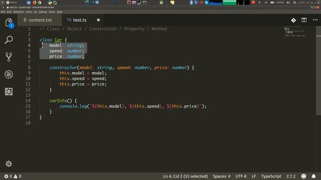 [Typescript Arabic Tutorial] 6- Class & object & constructor смотреть онлайн