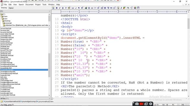 JAVASCRIPT NUMBER METHODS | RATAN AGARWAL IT INFORMER смотреть онлайн