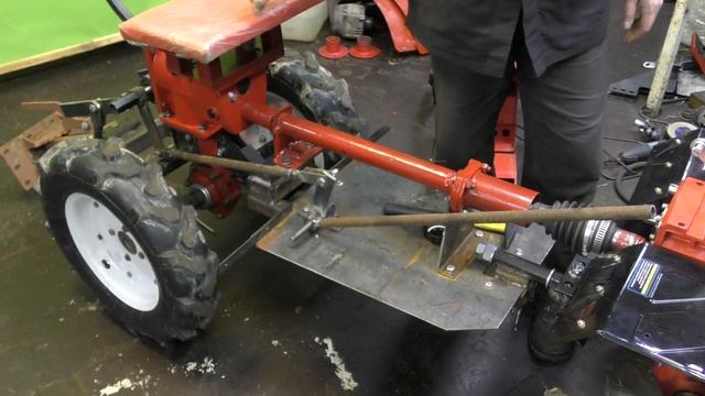 МОТОБЛОК 4x4 ПЕРЕЛОМКА | Подъемное устройство для адаптера мотоблока 4x4 | Изготовление | ENG.SUB смотреть онлайн