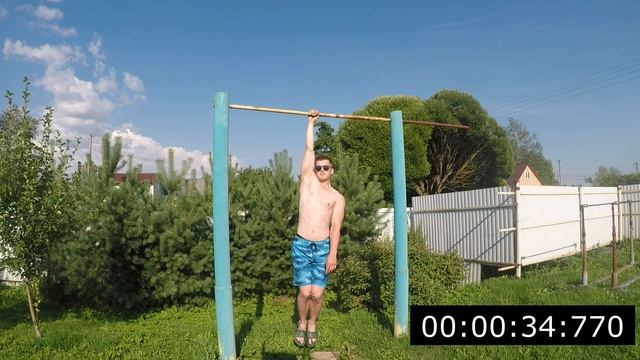 ВИС НА ОДНОЙ РУКЕ/ challenge/ 5 ДНЕЙ, МОЙ РЕКОРД! смотреть онлайн