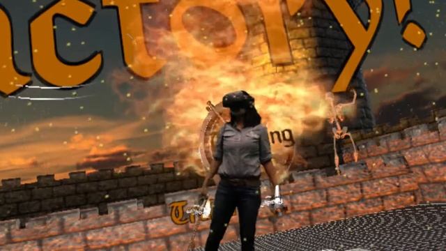 Sword Master VR recorded in Mixed Reality смотреть онлайн