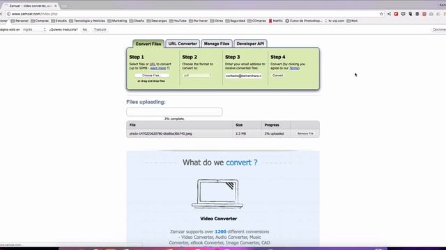 Zamzar, la web que convierte cualquier tipo de archivo смотреть онлайн